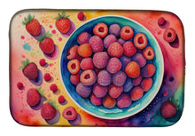 Load image into Gallery viewer, Colorful Raspberries Dish Drying Mat
