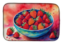 Load image into Gallery viewer, Colorful Strawberries Dish Drying Mat