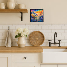 Load image into Gallery viewer, Colorful Agapanthus Framed Metal Print