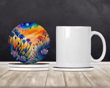 Load image into Gallery viewer, Colorful Agapanthus Large Sandstone Coasters Pack of 4