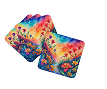 Load image into Gallery viewer, Colorful Alstroemerias Foam Coaster