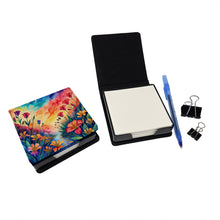 Load image into Gallery viewer, Colorful Alstroemerias PU Leather Note Paper Holder