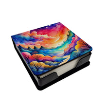 Load image into Gallery viewer, Colorful Amaranths PU Leather Note Paper Holder