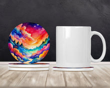 Load image into Gallery viewer, Colorful Amaranths Large Sandstone Coasters Pack of 4