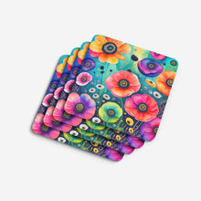 Load image into Gallery viewer, Colorful Anemones Foam Coaster