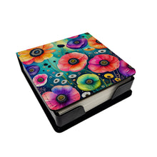 Load image into Gallery viewer, Colorful Anemones PU Leather Note Paper Holder
