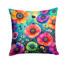 Load image into Gallery viewer, Colorful Anemones Fabric Decorative Pillow