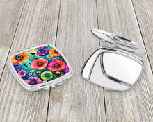 Load image into Gallery viewer, Colorful Anemones Compact Mirror – Stylish Purse Mirror with Artistic Covers