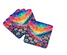 Load image into Gallery viewer, Colorful Asters Foam Coaster