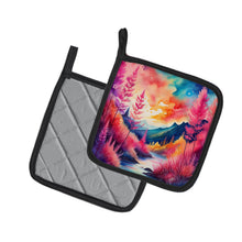 Load image into Gallery viewer, Colorful Astilbe Pot Holders - Set of 2 Decorative Kitchen Helpers | Made in the USA