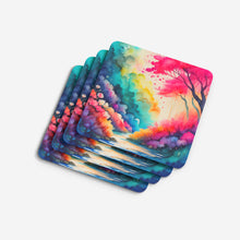 Load image into Gallery viewer, Colorful Azaleas Foam Coaster