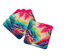 Load image into Gallery viewer, Colorful Azaleas Foam Coaster