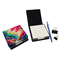 Load image into Gallery viewer, Colorful Azaleas PU Leather Note Paper Holder