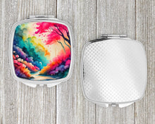 Load image into Gallery viewer, Colorful Azaleas Compact Mirror – Stylish Purse Mirror with Artistic Covers