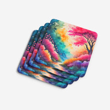 Load image into Gallery viewer, Colorful Azaleas Foam Coaster