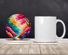 Load image into Gallery viewer, Colorful Azaleas Large Sandstone Coasters Pack of 4