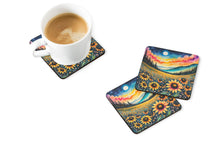 Load image into Gallery viewer, Colorful Black-eyed Susans Foam Coaster
