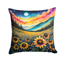 Load image into Gallery viewer, Colorful Black-eyed Susans Fabric Decorative Pillow