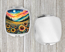Load image into Gallery viewer, Colorful Black-eyed Susans Compact Mirror – Stylish Purse Mirror with Artistic Covers