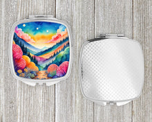 Load image into Gallery viewer, Colorful Brunia Compact Mirror – Stylish Purse Mirror with Artistic Covers