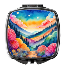 Load image into Gallery viewer, Colorful Brunia Compact Mirror – Stylish Purse Mirror with Artistic Covers