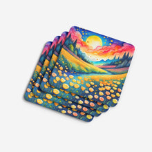 Load image into Gallery viewer, Colorful Buttercups Foam Coaster