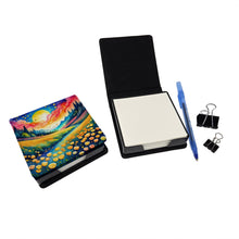 Load image into Gallery viewer, Colorful Buttercups PU Leather Note Paper Holder