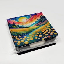 Load image into Gallery viewer, Colorful Buttercups PU Leather Note Paper Holder