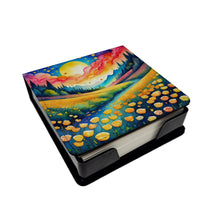 Load image into Gallery viewer, Colorful Buttercups PU Leather Note Paper Holder