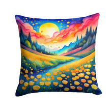 Load image into Gallery viewer, Colorful Buttercups Fabric Decorative Pillow