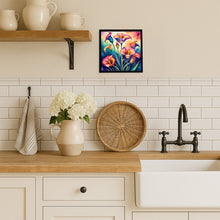 Load image into Gallery viewer, Colorful Calla Lilies Framed Metal Print