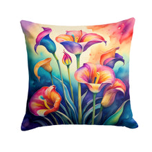 Load image into Gallery viewer, Colorful Calla Lilies Fabric Decorative Pillow