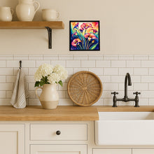 Load image into Gallery viewer, Colorful Calla Lilies Framed Metal Print