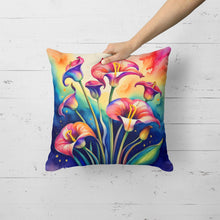 Load image into Gallery viewer, Colorful Calla Lilies Fabric Decorative Pillow