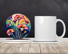 Load image into Gallery viewer, Colorful Calla Lilies Large Sandstone Coasters Pack of 4