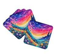 Load image into Gallery viewer, Colorful Campanula Foam Coaster