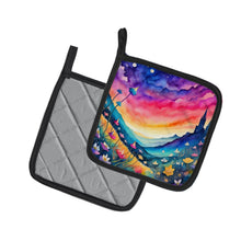 Load image into Gallery viewer, Colorful Campanula Pot Holders - Set of 2 Decorative Kitchen Helpers | Made in the USA