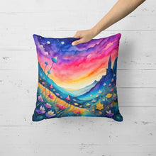 Load image into Gallery viewer, Colorful Campanula Fabric Decorative Pillow
