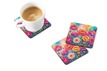 Load image into Gallery viewer, Colorful Carnations Foam Coaster