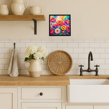 Load image into Gallery viewer, Colorful Carnations Framed Metal Print