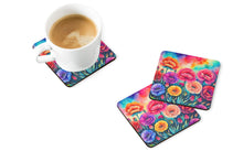 Load image into Gallery viewer, Colorful Carnations Foam Coaster
