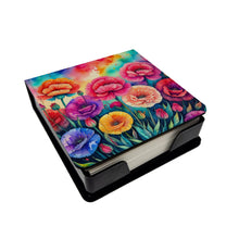 Load image into Gallery viewer, Colorful Carnations PU Leather Note Paper Holder