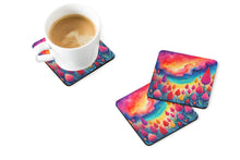 Load image into Gallery viewer, Colorful Celosia Foam Coaster