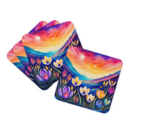 Load image into Gallery viewer, Colorful Crocus Foam Coaster
