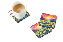 Load image into Gallery viewer, Colorful Daffodils Foam Coaster