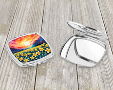Load image into Gallery viewer, Colorful Daffodils Compact Mirror – Stylish Purse Mirror with Artistic Covers