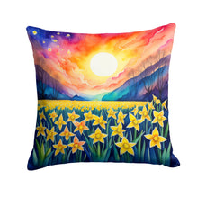 Load image into Gallery viewer, Colorful Daffodils Fabric Decorative Pillow