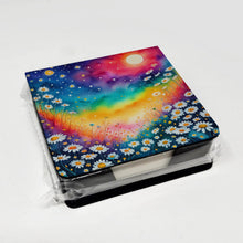 Load image into Gallery viewer, Colorful Daisies PU Leather Note Paper Holder