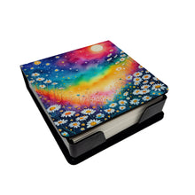 Load image into Gallery viewer, Colorful Daisies PU Leather Note Paper Holder