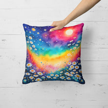 Load image into Gallery viewer, Colorful Daisies Fabric Decorative Pillow
